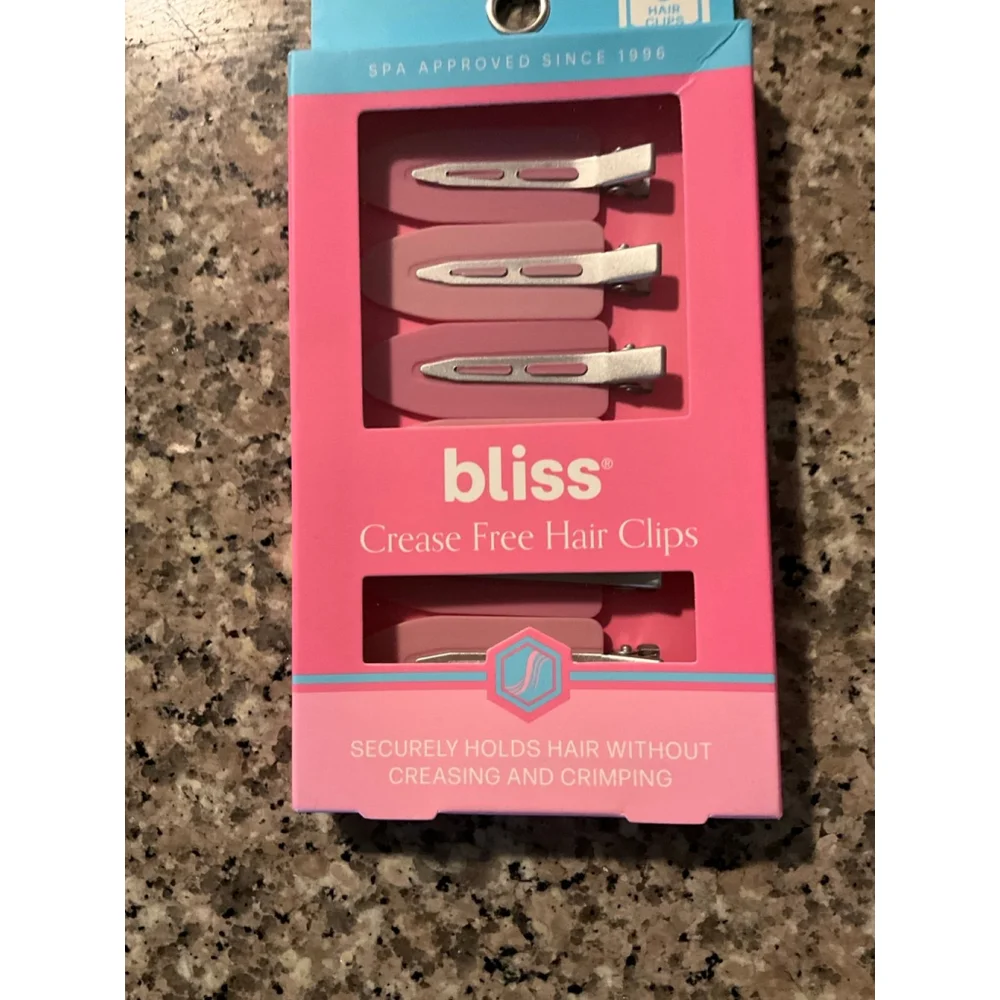 6-pack of Bliss Crease Free Hair Clips